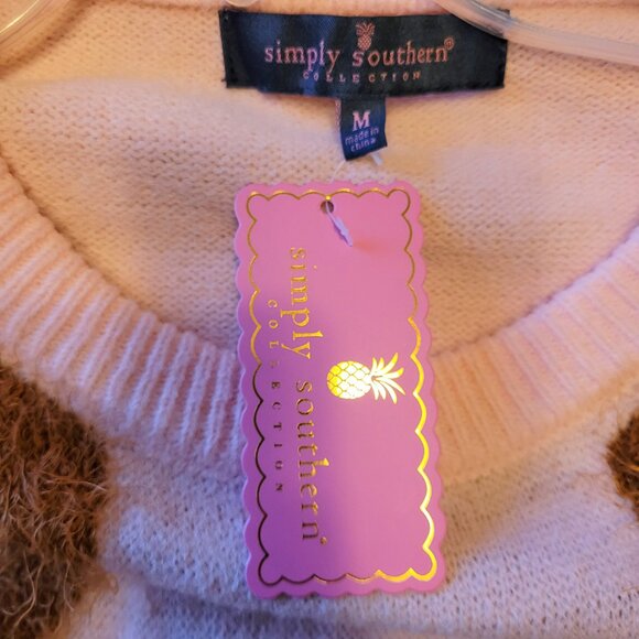 Simply Souther Fuzzy Football Sweater - Picture 5 of 7